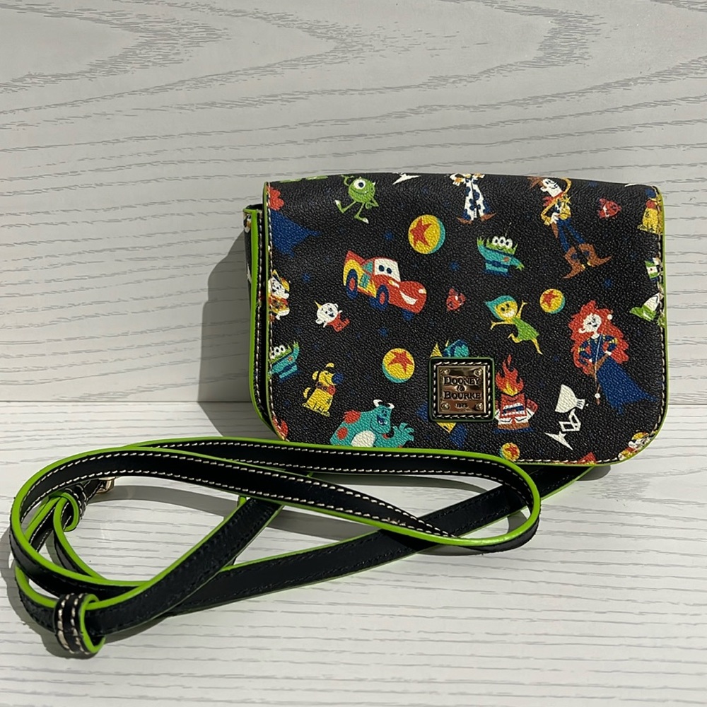 Authentic Pixar “Dooney & Burke” crossbody purse.